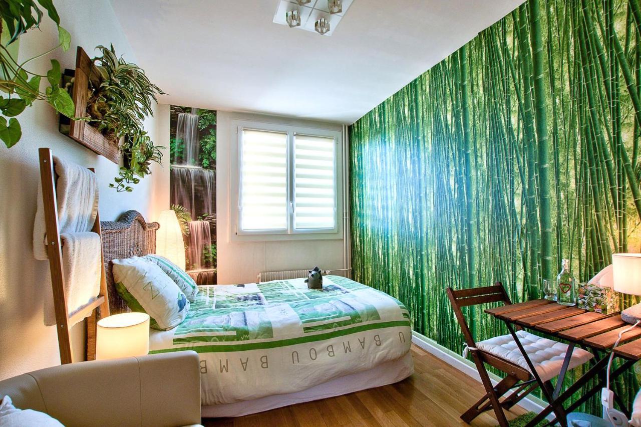 Naturalbnb - Chambres D'Hotes Bios, Ethiques - Au Calme, Confort Dans Residence Fermee - Parking Gratuit, Securise - Garage Velos Et Motos - Offert Super Petit Dejeuner Local Et Bio Sucre Sale Villeurbanne Zewnętrze zdjęcie