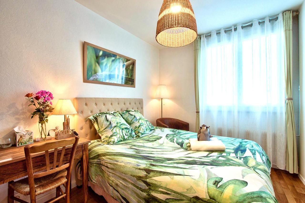 Naturalbnb - Chambres D'Hotes Bios, Ethiques - Au Calme, Confort Dans Residence Fermee - Parking Gratuit, Securise - Garage Velos Et Motos - Offert Super Petit Dejeuner Local Et Bio Sucre Sale Villeurbanne Zewnętrze zdjęcie